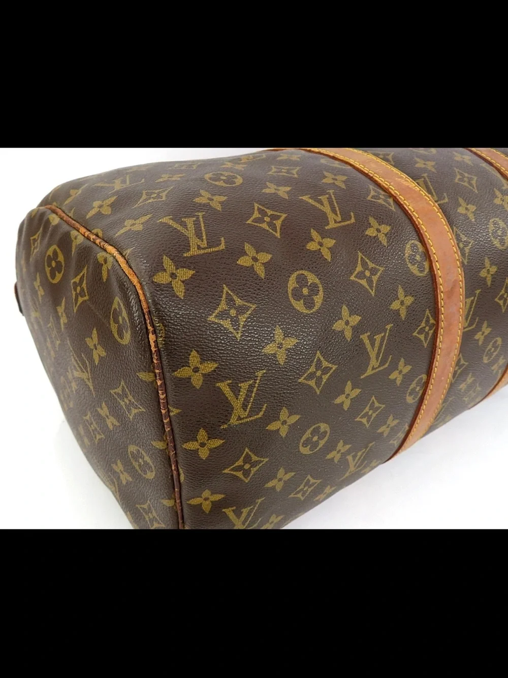Louis Vuitton Brown Monogram Keepall Duffle Bag